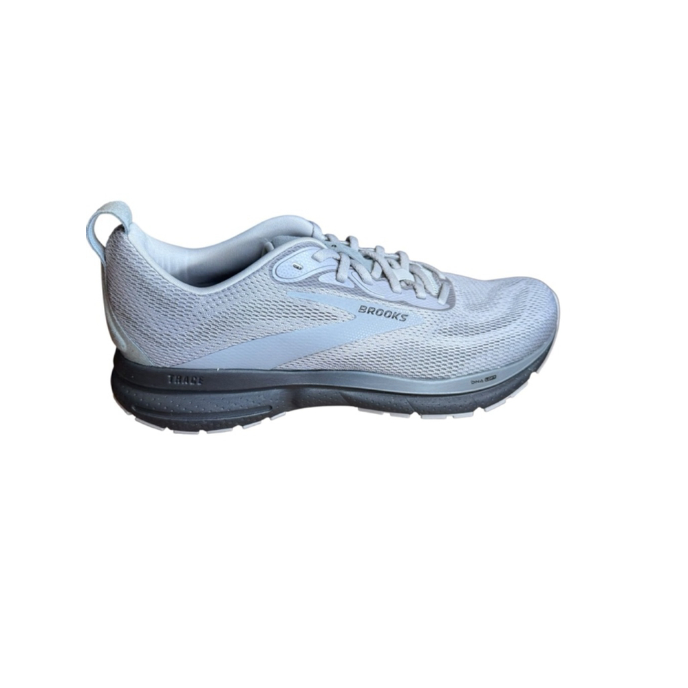 Men's Brooks Trace 4 Athletic Shoes Gray Black Size 10